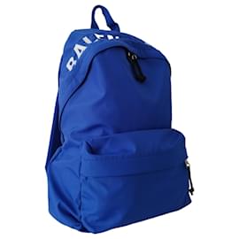 Balenciaga-Balenciaga Wheel backpack in blue nylon-Blue