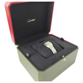 Cartier-Montre Cartier Panthère PM en or jaune et Acier-Doré