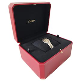Cartier-Cartier Panthère PM watch in yellow gold and steel-Golden