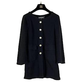 Chanel-New Paris / Greece Black Tweed Jacket-Black