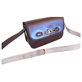 Céline-Handbags-Dark red