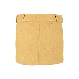 Balenciaga-Balenciaga Mini Skirt-Yellow