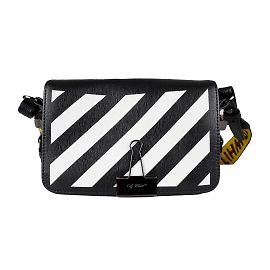 Off White Bolsa para câmera Diag esbranquiçada Multicor