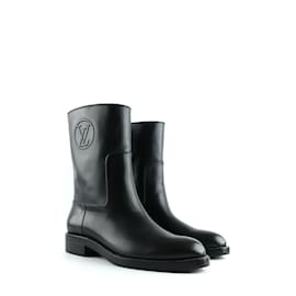 Botas de tornozelo Louis-Vuitton silhueta autênticas