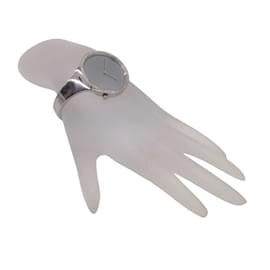 Georg Jensen-Georg Jensen Vivianna Montre en acier inoxydable entourée de diamants-Argenté