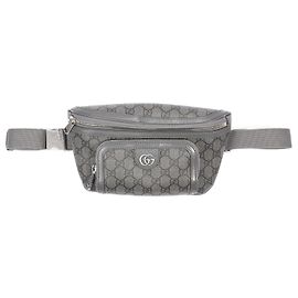 Gucci Ophidia Belt Bag Grey Supreme Coated Canvas Grey
