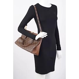 Louis Vuitton-Louis Vuitton Pallas Monogram Coated Canvas MM-Brown