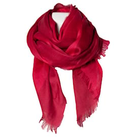 Autre Marque-Alicia Adams Alpaca, red scarf-Red