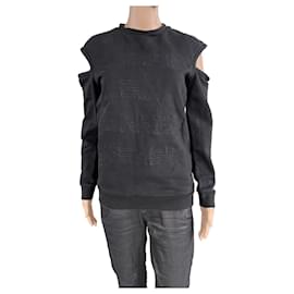 Pull en coton noir Philipp Plein Noir