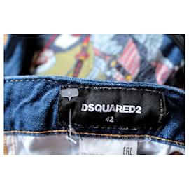 Dsquared2-calça jeans samurai dsquared2-Azul