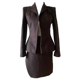 Dior Jupe Marron