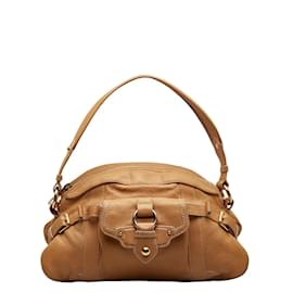 Céline-Leather Handbag-Brown