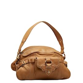 Céline-Leather Handbag-Brown