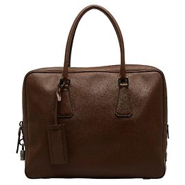 Prada Bolso Messenger Saffiano VS0305 Castaño