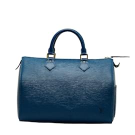 Louis Vuitton-Epi Speedy 30 M43005-Azul