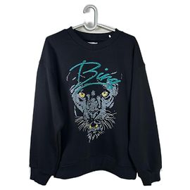 Sweatshirt Anine Bing noir en coton M Noir Multicolore
