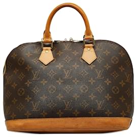 Louis Vuitton-Louis Vuitton Brown Monogram Alma PM-Brown