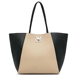Louis Vuitton-Louis Vuitton Brown LockMe Cabas-Brown,Beige