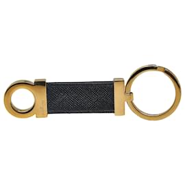 Salvatore Ferragamo-Ferragamo Porte-clés Gancini noir-Noir