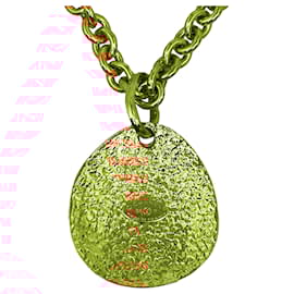 Chanel-Collier pendentif Chanel Or CC-Doré