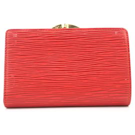 Louis Vuitton-Louis Vuitton Epi Wallet-Red