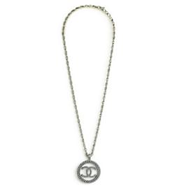 Chanel-PRE FALL 2017 RITZ Dark Silver Pearls necklace-Silvery