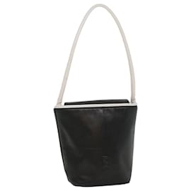Fendi-FENDI Shoulder Bag Leather Black Auth ar10320-Black