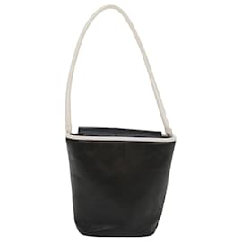Fendi-FENDI Shoulder Bag Leather Black Auth ar10320-Black