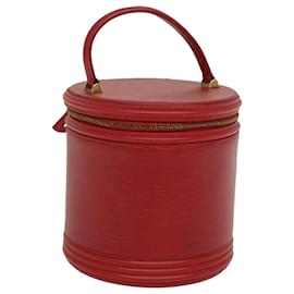 Louis Vuitton-LOUIS VUITTON Epi Cannes Hand Bag Red M48037 LV Auth 52927-Red