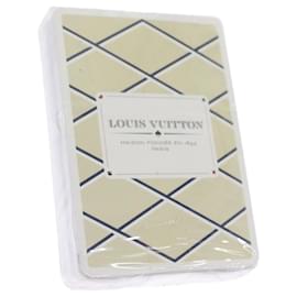 Louis Vuitton-LOUIS VUITTON Playing Cards For Etui Cartes Arsne Beige Silver LV Auth ki3472-Silvery,Beige