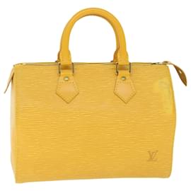 Louis Vuitton-Louis Vuitton Epi Speedy 25 Bolsa de mão Tassili Yellow M43019 Autenticação de LV 55406-Outro