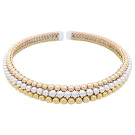 Boucheron-Boucheron necklace, “Grape Seeds”, three golds.-Other