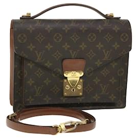 Louis Vuitton-Louis Vuitton Monogram Monceau 28 Hand Bag 2way M51185 LV Auth 54233-Monogram