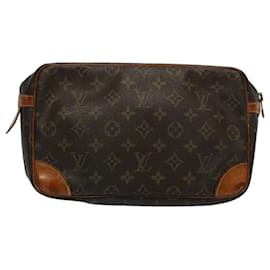 Louis Vuitton-Louis Vuitton Monogram Compiegne 28 Clutch Bag M51845 LV Auth 53104-Monogram