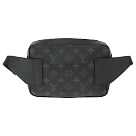 Louis Vuitton-LOUIS VUITTON Taigalama Monogram Eclipse Bum Bag Outdoor Bag M30245 auth 54190A-Autre