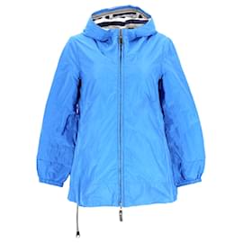 'S Max Mara Windbreaker Jacket in Blue Polyester Blue