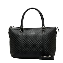 Gucci-Microguccissima Margaux Tote 449656-Black
