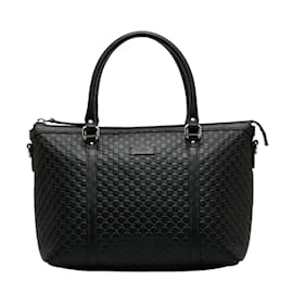 Gucci-Microguccissima Margaux Tote 449656-Black
