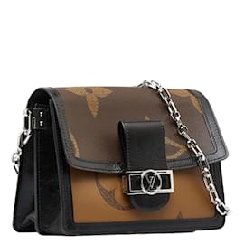 Louis Vuitton-Reverse Monogram Giant Dauphine MM M44599-Brown