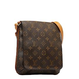 Louis Vuitton-Louis Vuitton  Monogram Musette Salsa Short Strap Canvas Shoulder Bag Ｍ51258 in Good condition-Brown
