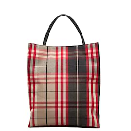 Burberry-Cabas Nova Check TOote-Marron