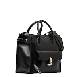 Balenciaga-Padlock All Afternoon Tote 319491-Black