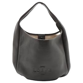 Loewe-Dark brown Heritage leather shoulder bag-Brown