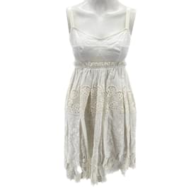 Dolce & Gabbana-DOLCE & GABBANA  Dresses T.it 38 cotton-White