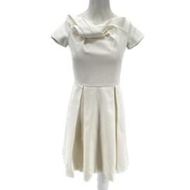 Christian Dior-CHRISTIAN DIOR  Dresses T.fr 36 cotton-White