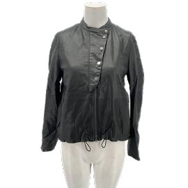 Brunello Cucinelli Jacken T.IT 42 Leder Schwarz