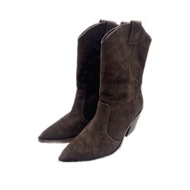 BA&SH Botins T.eu 37 camurça Marrom