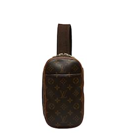 Louis Vuitton-Monogram Pochette Gange M51870-Brown