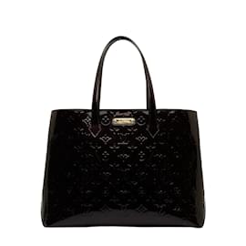 Louis Vuitton-Monogram Vernis Wilshire MM  M91645-Purple