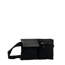 Gucci-GG Canvas Belt Bag 28566-Black